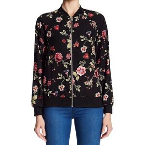 WEST KEI Floral Bomber Jacket